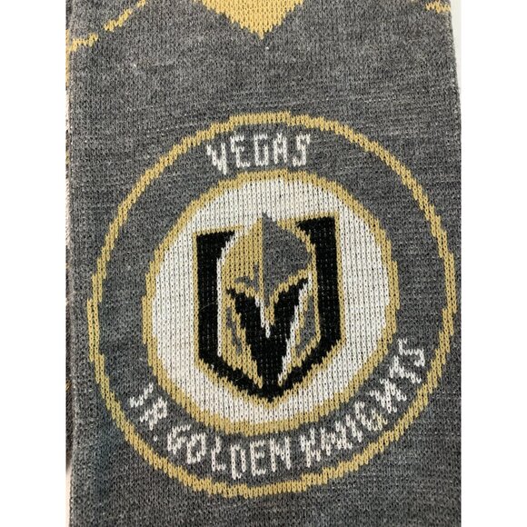 Vegas Jr Golden Knights Ruffneck Knitted Scarf 65" x 7"  7553 Youth Hockey GUC - Picture 5 of 6